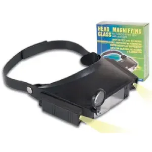 Head-Mounted Magnifying Lens + Light