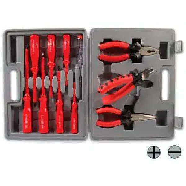 11-PIECE TOOL SET WITH HARD CASE - Image 1
