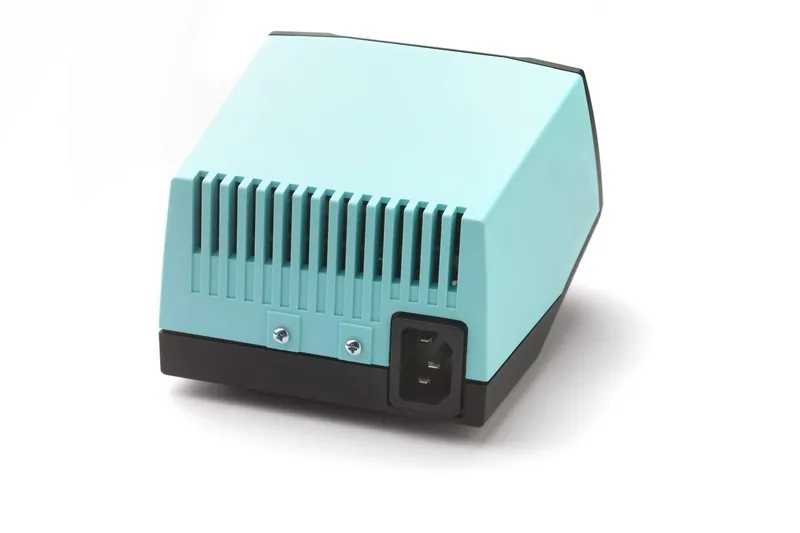 Rear view of the WE1010 with ventilation slots and IEC power socket