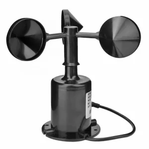 Three-Cup Wind Speed Sensor with 0-5V Analogue Output, IP68, 10–30V