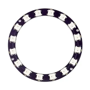 16 RGB LED WS2812 programmable ring - 67.8mm diameter