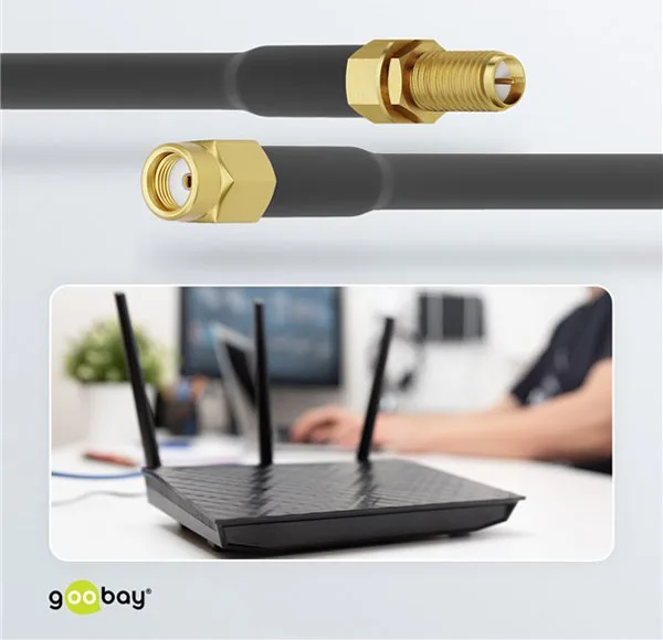 High flexibility for positioning the antenna for optimal reception.