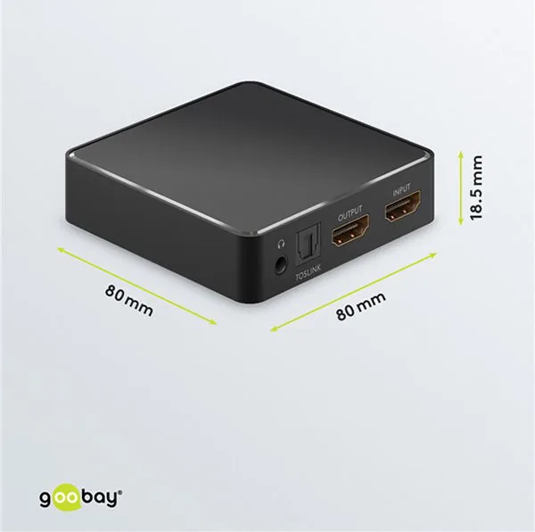 4K HDMI Audio Extractor with Optical Output and 3.5 mm Jack - Image 7