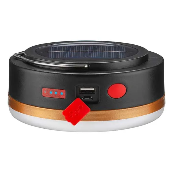 Solar LED Camping Lantern with Power Bank and IR Remote Control - Image 4