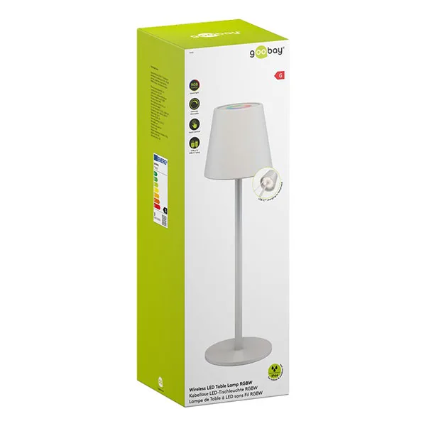 Touch RGB+W LED table lamp - 35cm - Image 7