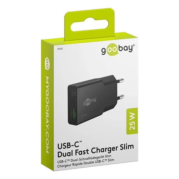 USB-C™ PD 25W charger with USB-A QuickCharge - Image 3