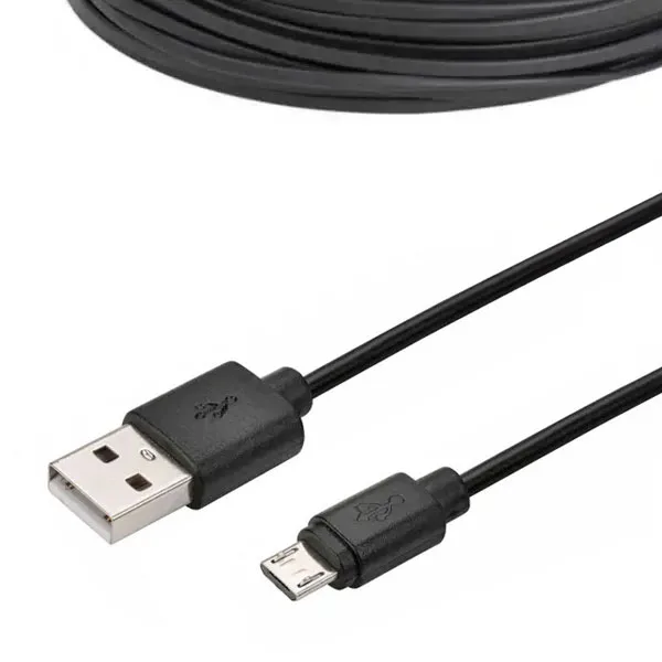 USB 2.0 male (A) โ micro USB (B) cable - 5 metres - Image 1
