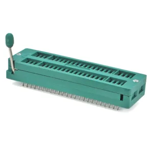 ZIF socket 48 pin Textool, wide body 15.24 mm, 2.54mm pitch