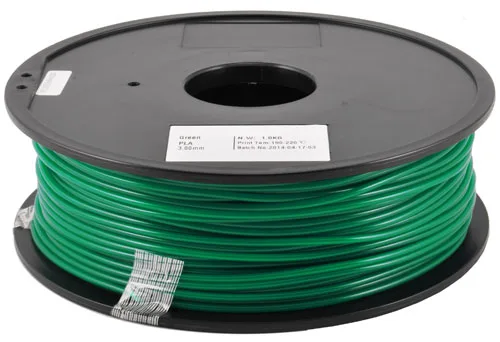 Green ABS Filament for 3D Printers - 1 kg - 3 mm - Image 1