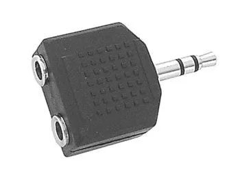 Adapter 2 Female Jacks to Male Jack - Image 1