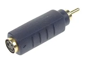 S-VHS Female to RCA Male Adapter