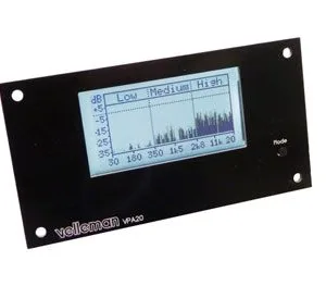 Audio Analyser with Backlit LCD Display