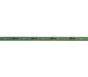 Velbus interconnection board, 6 modules