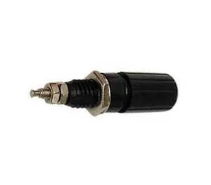 Insulated panel-mount binding post - Black