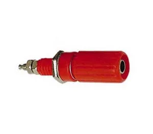 Insulated Panel-Mount Binding Post - Red