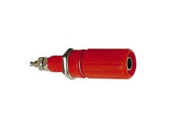 Insulated Panel-Mount Binding Post - Red - Image 1