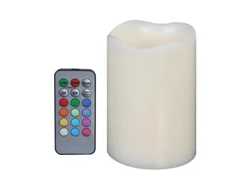 LED Colour-Changing Candle with Remote Control - Image 1