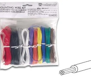 Stranded Hook-Up Wire Set - 10 Colours - 60 m