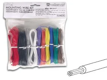 Stranded Hook-Up Wire Set - 10 Colours - 60 m - Image 1