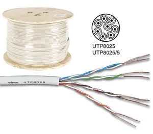 CAT.5E cable – UTP 4x2 conductors – 100 m