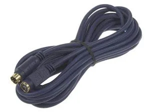 S-VHS M TO S-VHS F VIDEO CABLE - 5 METRES