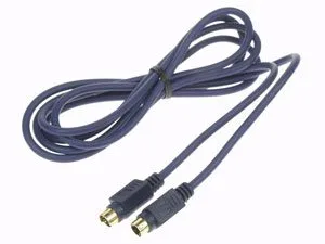 S-VHS MALE / TO S-VHS MALE VIDEO CABLE - 2 M