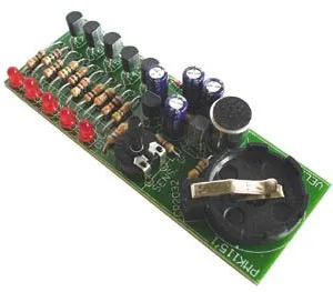 Compact 5-LED VU meter