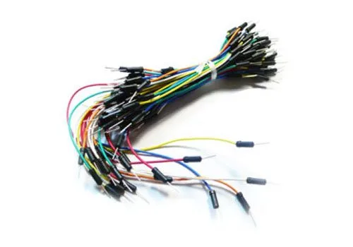 Pack of 65 Male-Male Jumper Wires, Various Colours and Lengths - Image 1