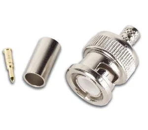 Crimp BNC connector for RG59/U cable