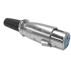 XLR 3-pin female cable connector