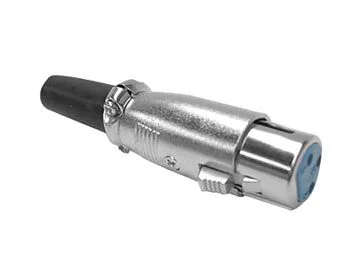 XLR 3-pin female cable connector - Image 1