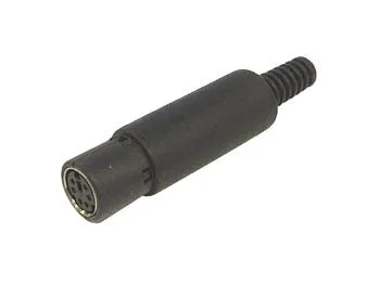 6-WAY FEMALE MINI DIN CONNECTOR - Image 1