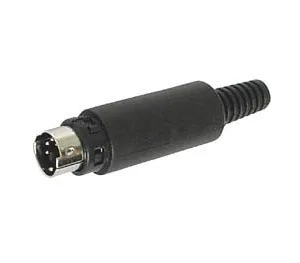 6-Pole Male Mini DIN Connector