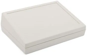 ABS Sloped-Front Enclosure - 189x134x32/55 mm - Image 1