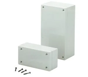 Grey ABS Plastic Enclosure 95 x 48 x 38 mm