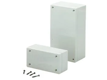 Grey ABS Plastic Enclosure 95 x 48 x 38 mm - Image 1
