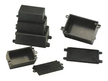 Black ABS enclosure 37 x 64 x 25 mm - Image 1