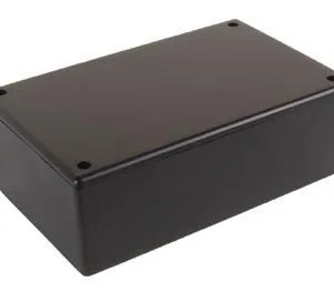 Black ABS Plastic Enclosure 160 x 95 x 55 mm