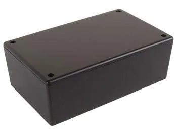 Black ABS Plastic Enclosure 160 x 95 x 55 mm - Image 1