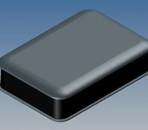 Plastic enclosure 80x56x22