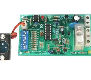 DMX relay board for lighting control
