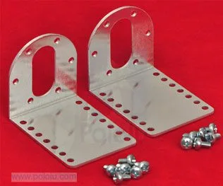 Pair of Support Brackets for 37D Gearmotors - Image 1
