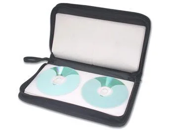 CD/DVD Wallet for 40 Discs – Black - Image 1