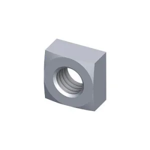 M5 Square Nut, Zinc-Plated Steel - 6 pcs