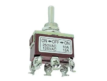 DPDT Momentary Toggle Switch (ON)-OFF-(ON) - Image 1