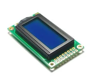 8X2 LCD DISPLAY WITH BLUE BACKLIGHT