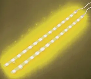 DUAL SELF-ADHESIVE YELLOW LED STRIP