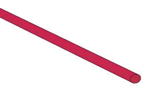 RED HEAT-SHRINK TUBING 2.4MM - 50PCS.