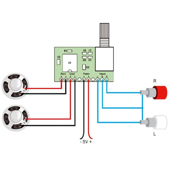3+3 watt micro amplifier - Image 3