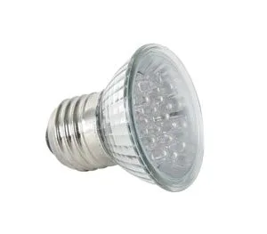 230 VAC LAMP - E27 BASE - 18 BLUE LEDS